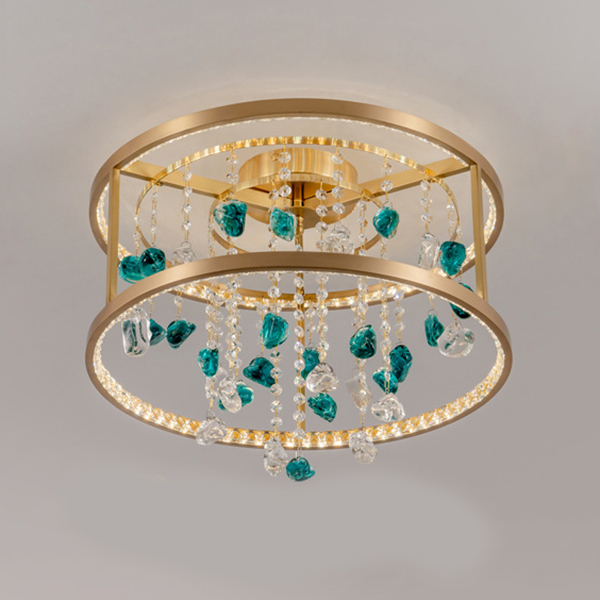 Потолочная люстра PANDORA D50 Turquoise by ImperiumLoft