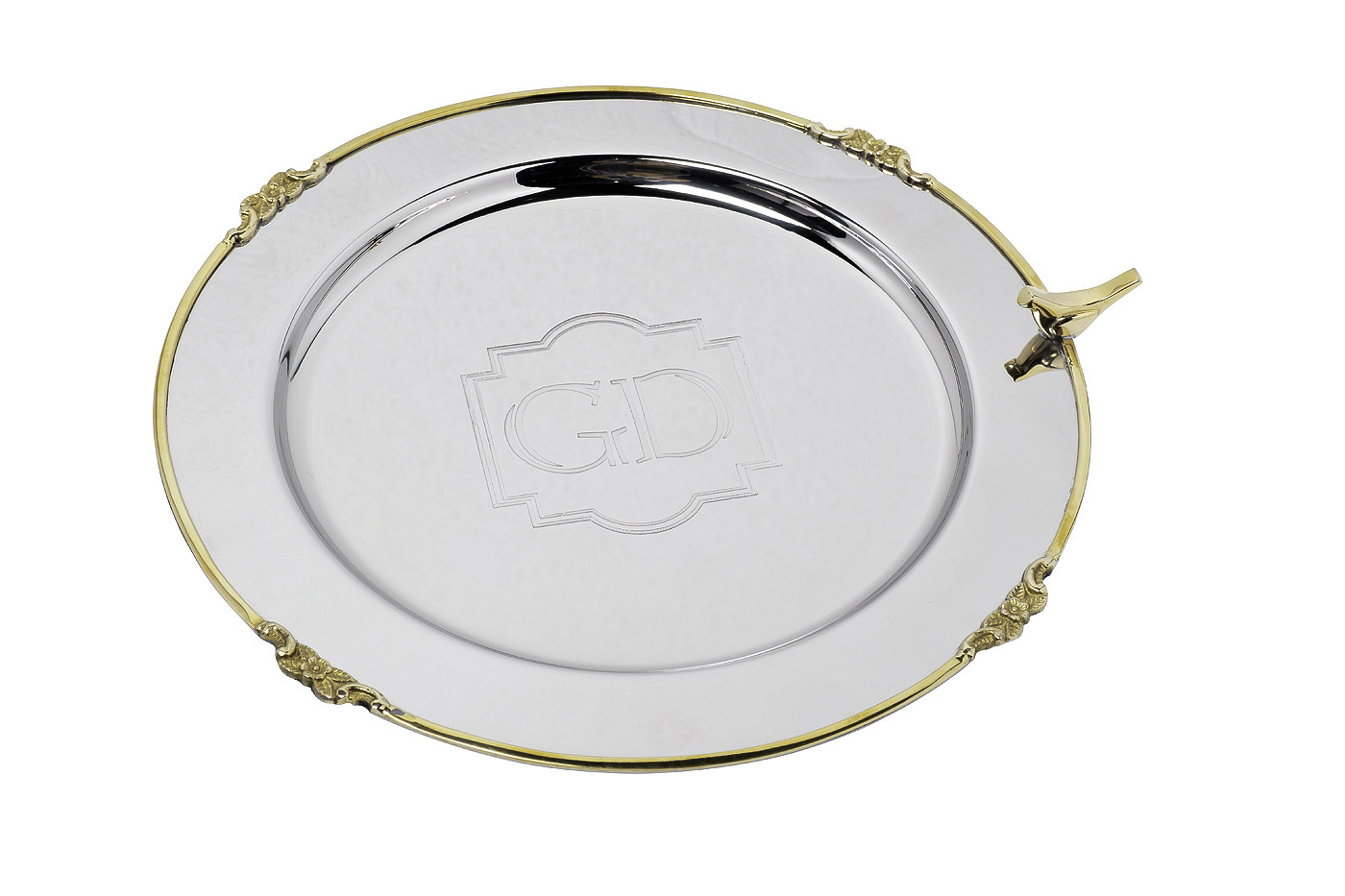 Поднос Birds круглый металлический Garda Decor 95IM-0077