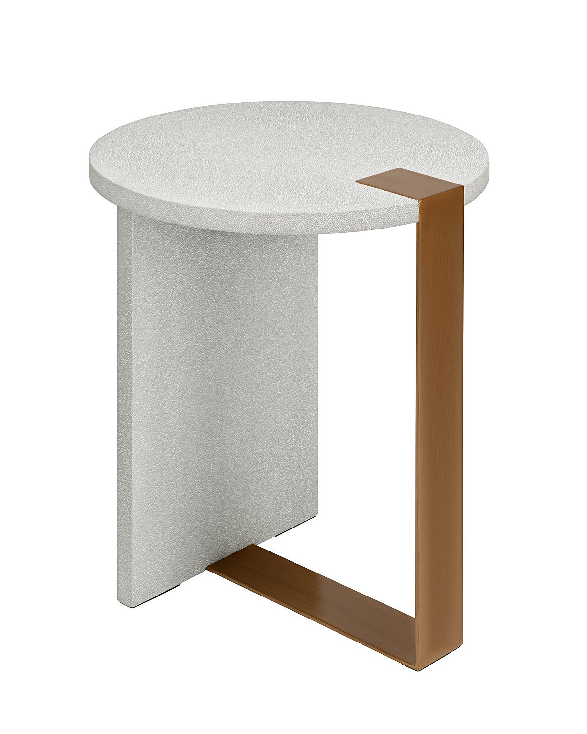 Серый приставной столик Дидье Louvre Home LHFST094SS/DPO