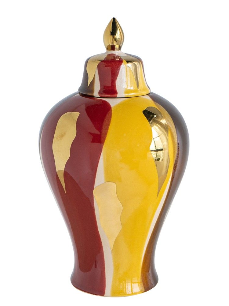 Ваза с крышкой Glasar A61211