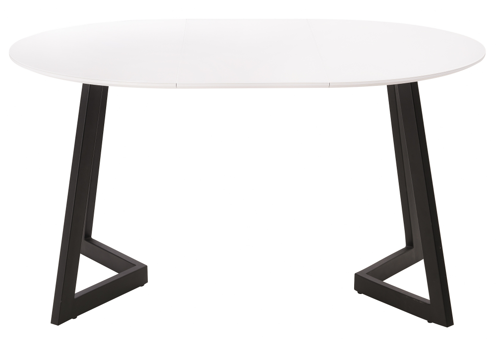 Стол Woodville Алингсос белая шагрень / белый 462387