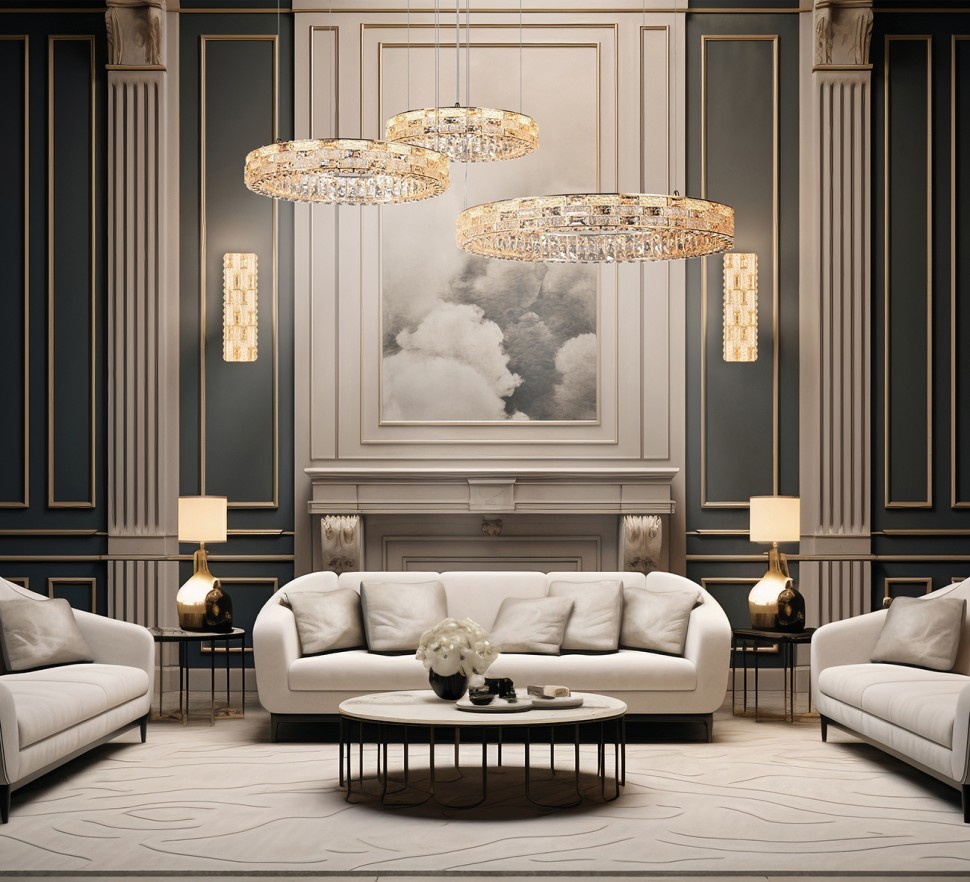 Люстра подвесная Fluorite FL1051-30P