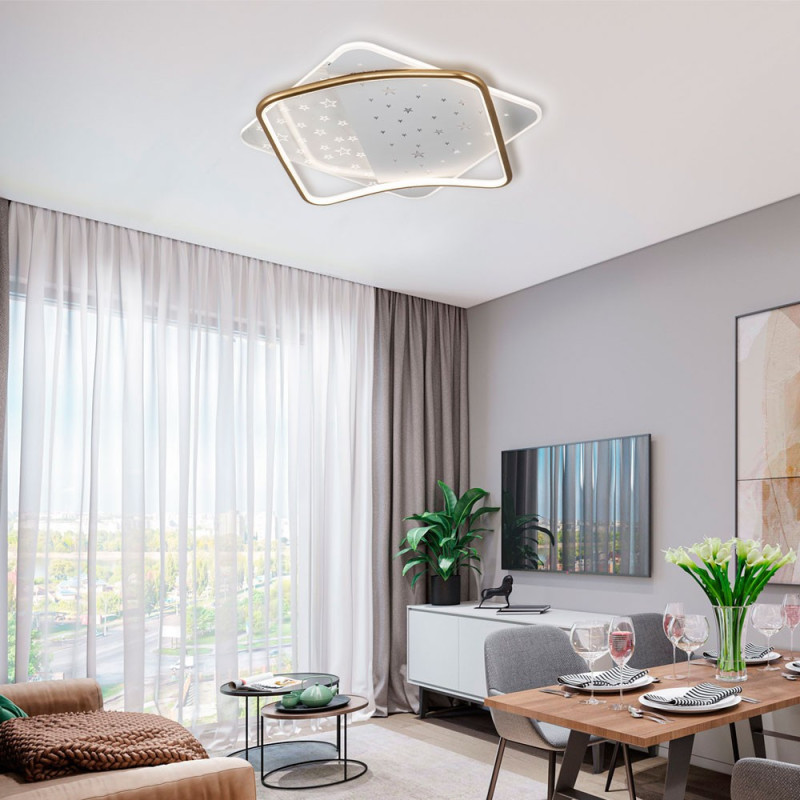 Накладной светильник LED4U L1037-520 GD