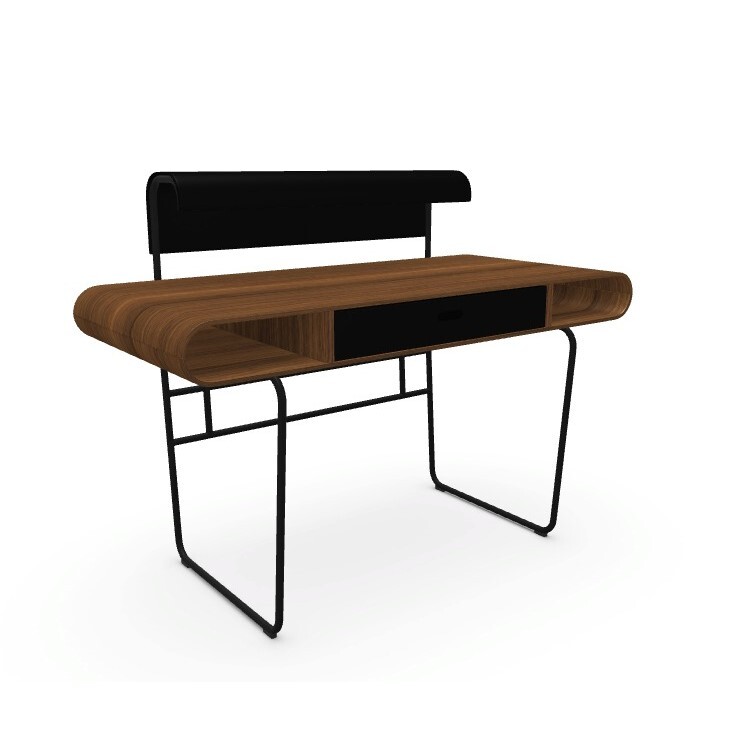 Письменный стол Midj Apelle desk Tuscan Black T1001136