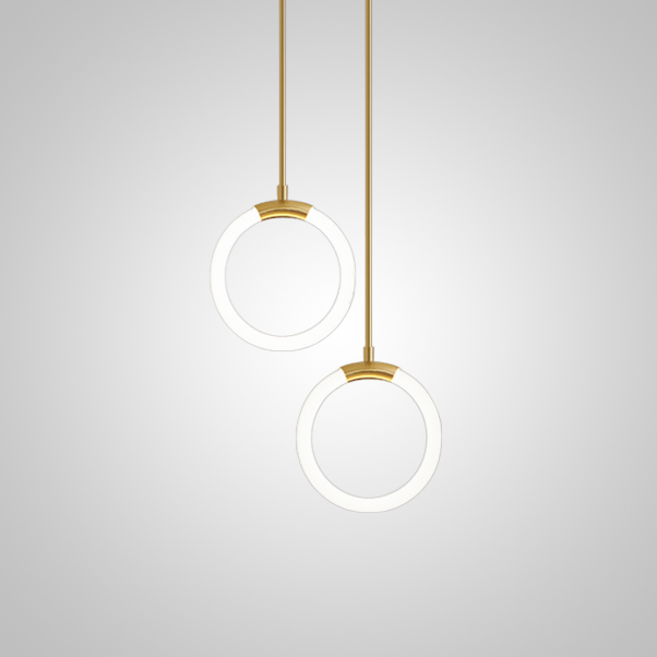 Подвесной светильник NILS DUO D20 Brass by ImperiumLoft