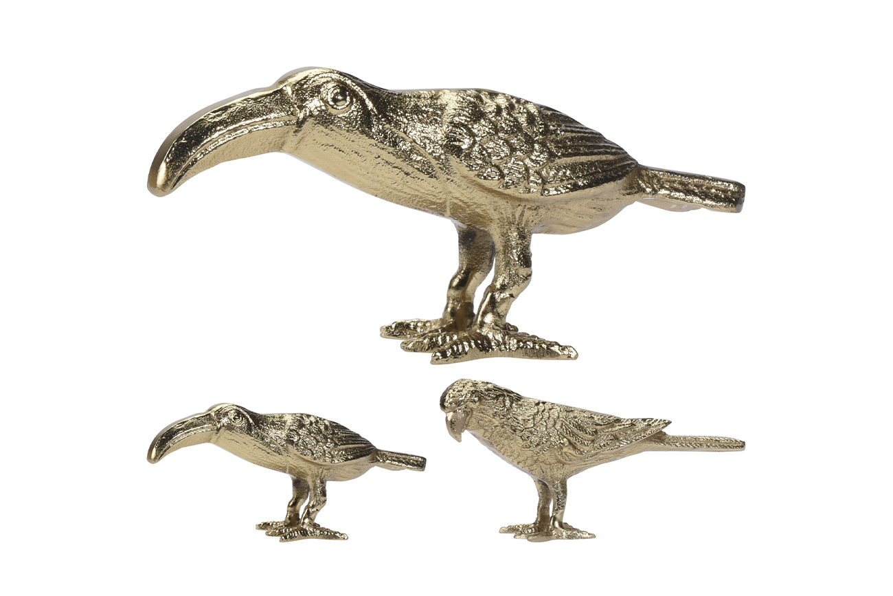 Статуэтка "Птица" золотая Garda Decor A98000580