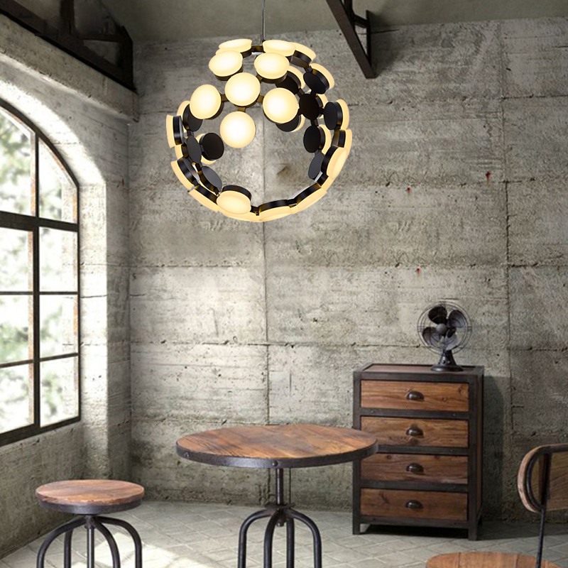 Подвесная люстра LUNA Белый by ImperiumLoft