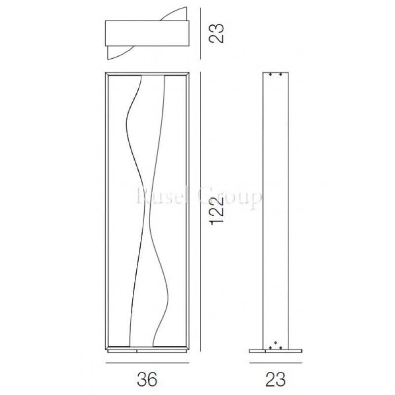 Напольный светильник Vistosi TABLO PT 2A