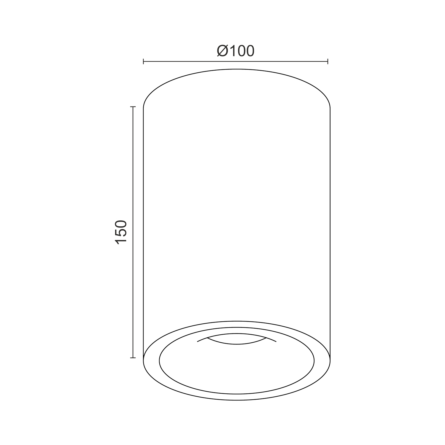 Накладной светильник под сменную лампу Ledron MJ1027 Black 220