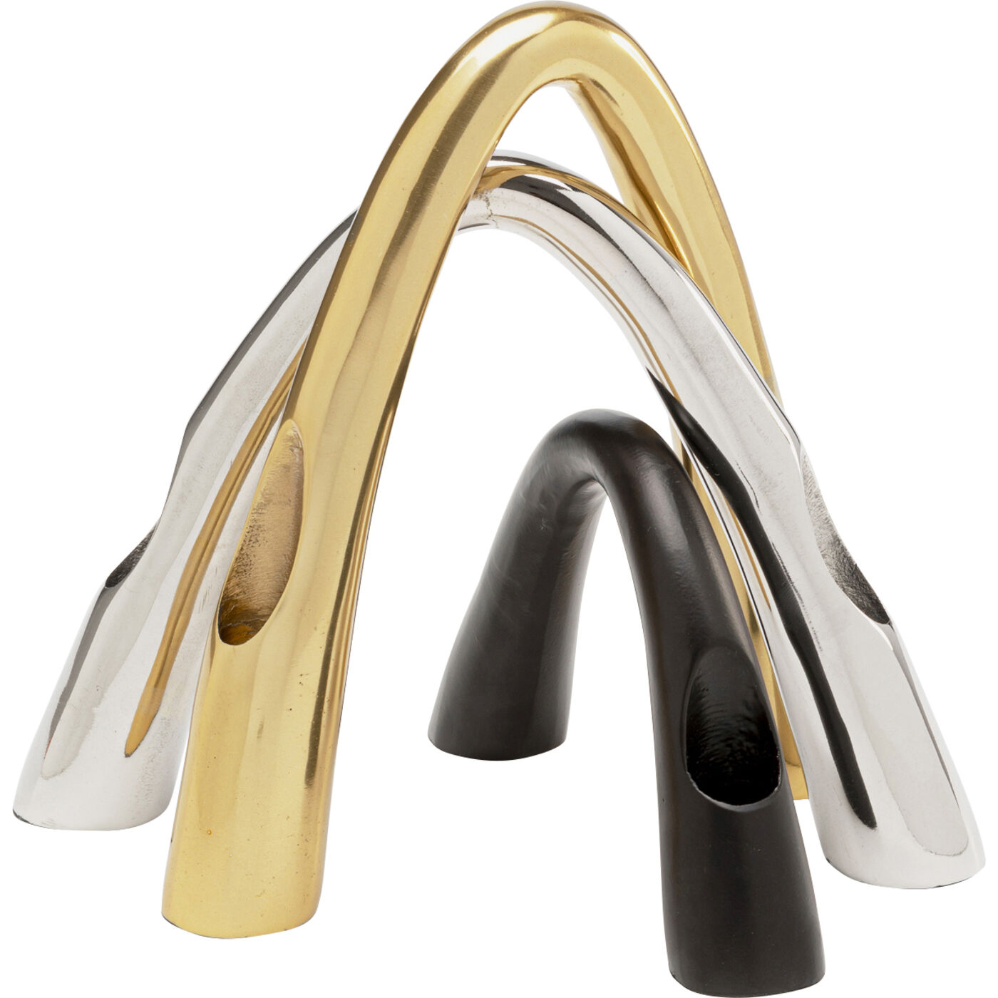 Подсвечник Bow Duo Black 13cm KARE 57122