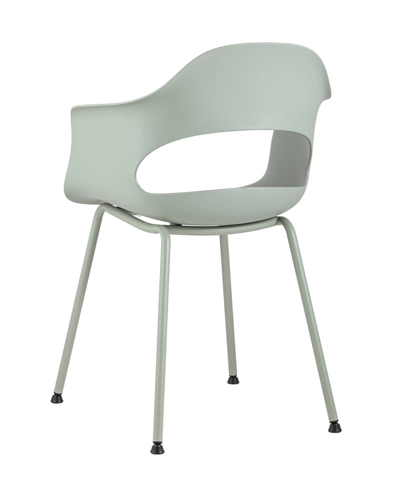 Стул Lady пластик серо-зеленый Stool Group
