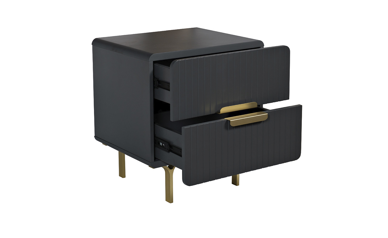 Тумбочка серая Garda Decor 40AD-CB0005A