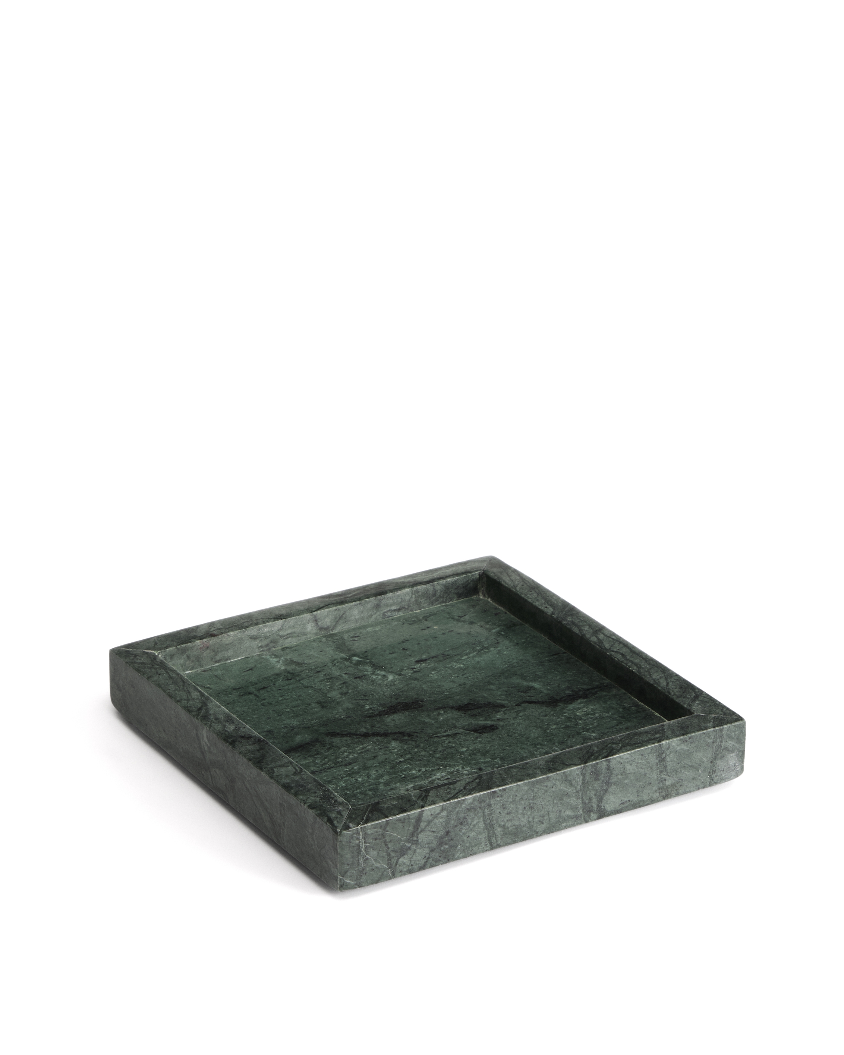Поднос Serela из зеленого мрамора 18 x 18 см La Forma 437030