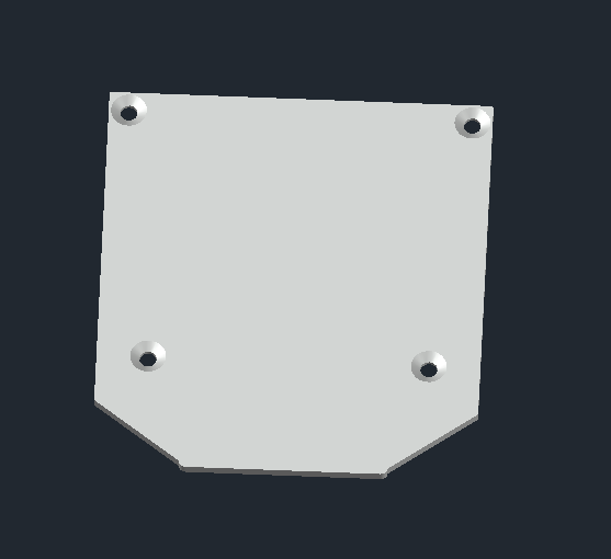 Боковая  глухая заглушка для профиля Donolux DNCAP18525 SP