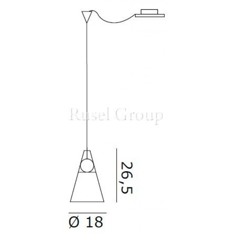 Подвесной светильник de MAJO GEMMA S1D