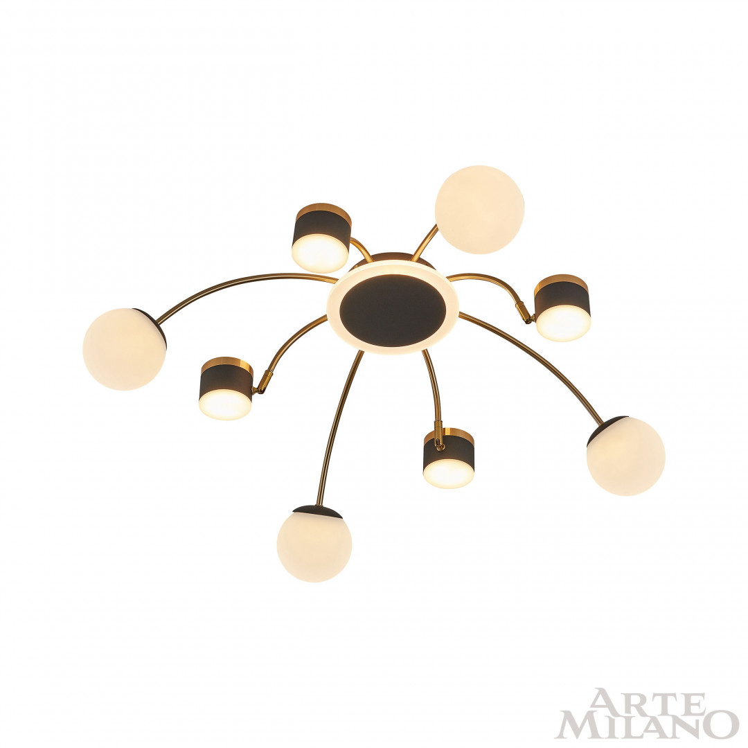 Люстра светодиодная 271040/8 BK/GD Arte Milano