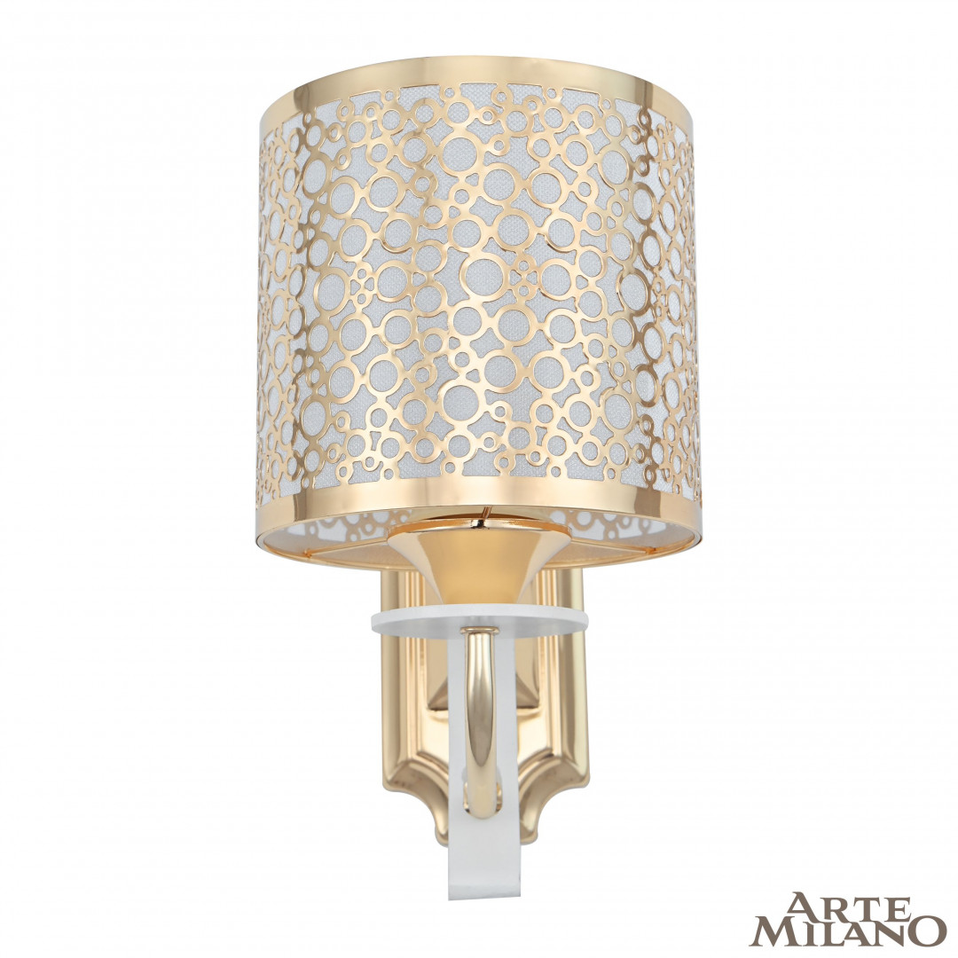 Бра с плафоном 306067/1W Wh/Gd Arte Milano