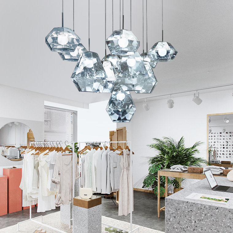 Подвесной светильник TomD Cut Pendant Light B Gold by ImperiumLoft