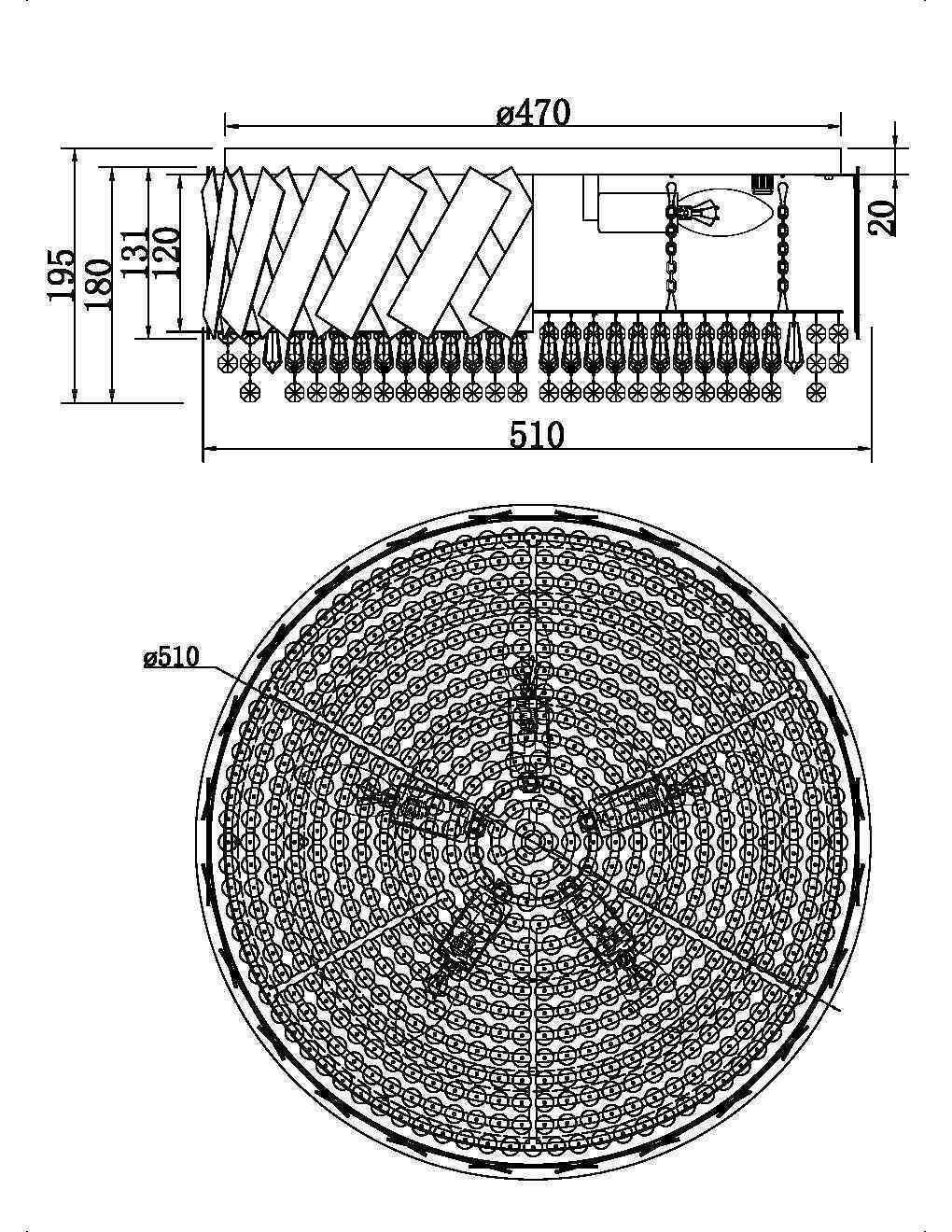 Потолочный светильник Maytoni MOD017CL-05BS