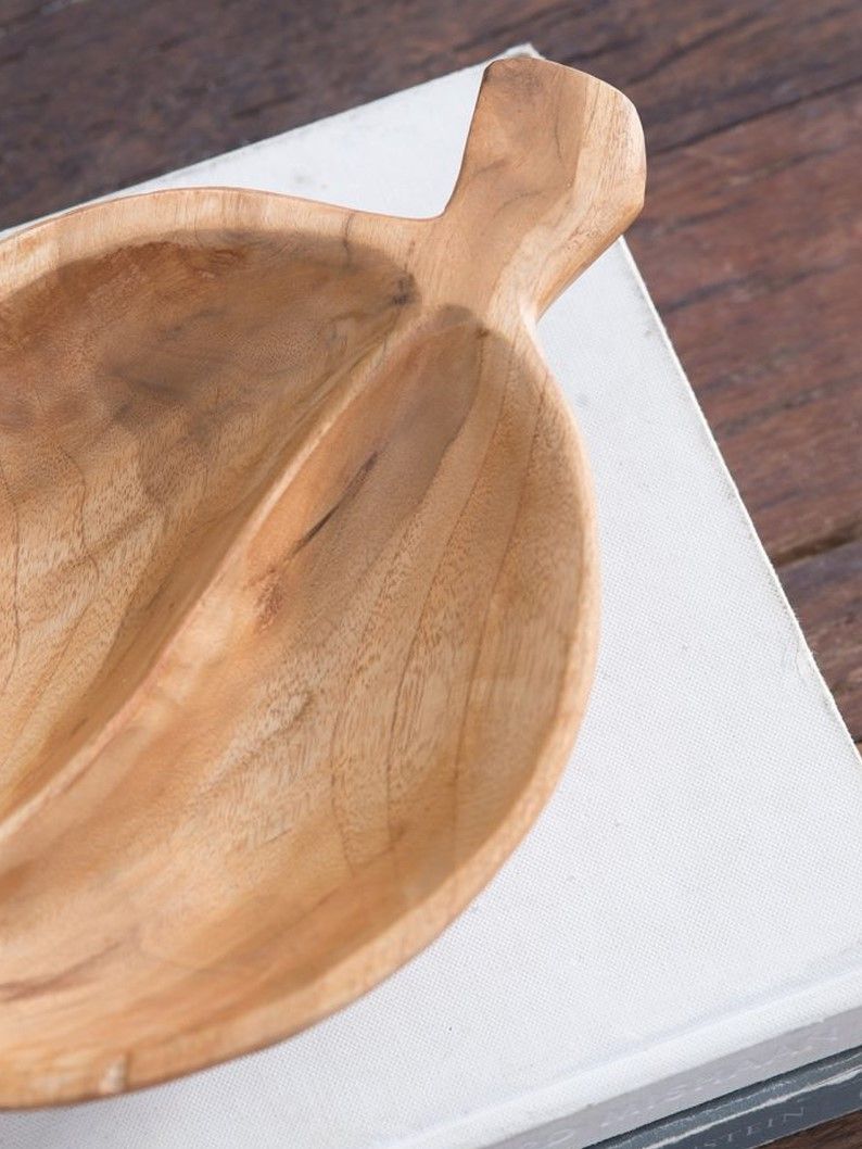 Чаша из тикового дерева Glasar 70652