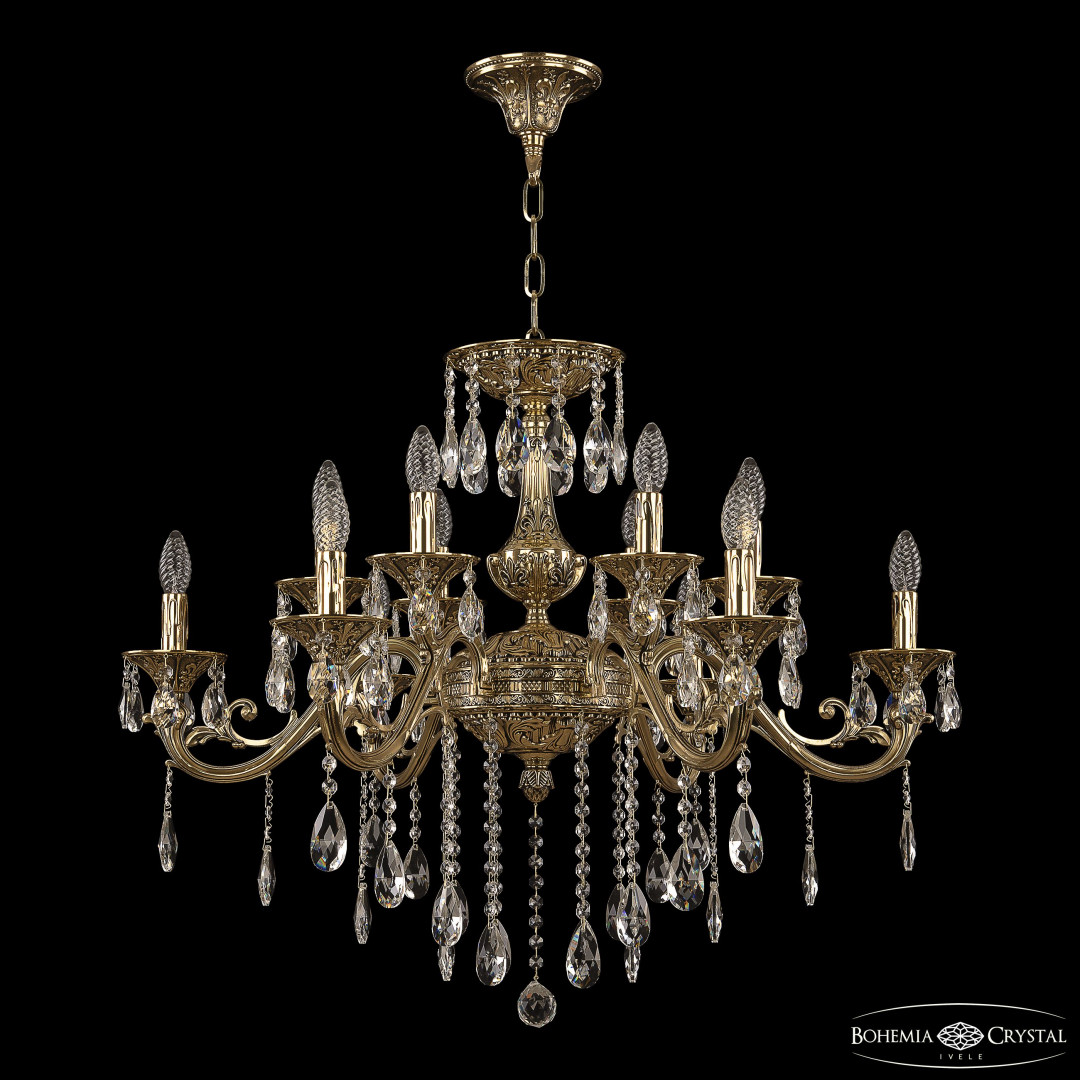 Люстра бронзовая 70123/12/320 B GB Bohemia Ivele Crystal