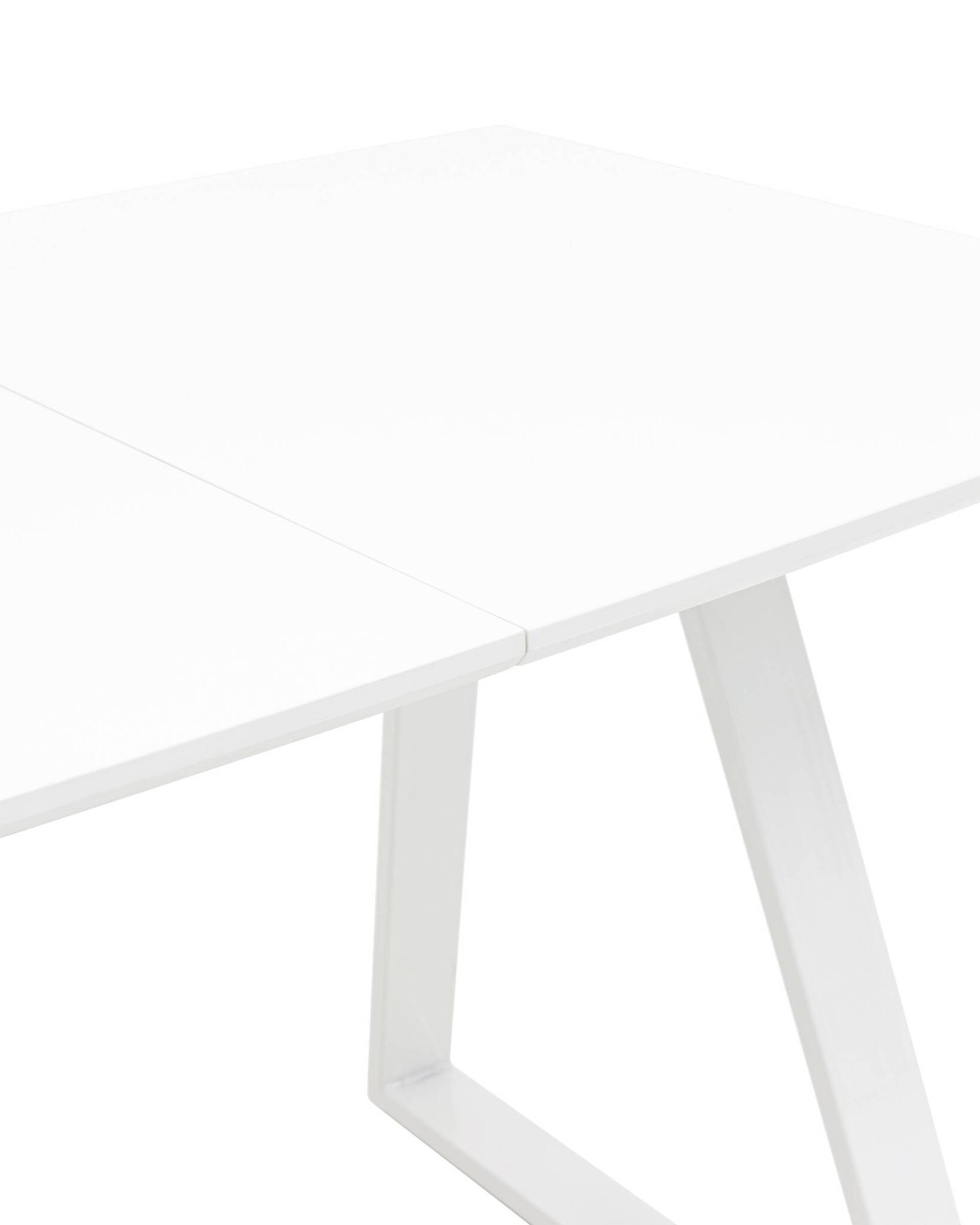 Стол обеденный Детройт раскладной 120-160*80 белый Stool Group