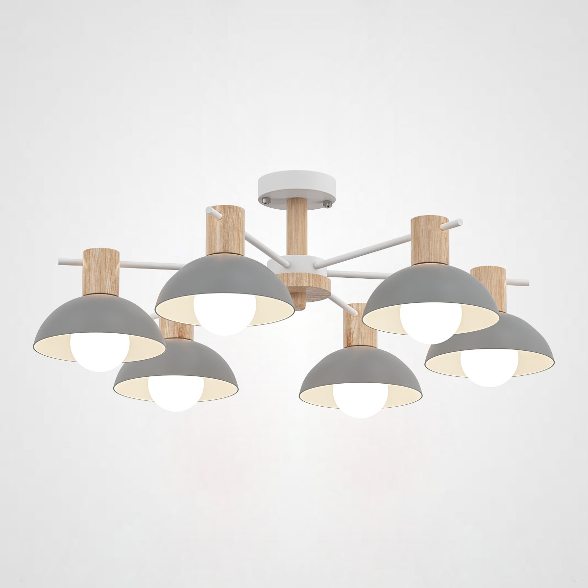 Люстра на штанге DOS D68 Grey by ImperiumLoft