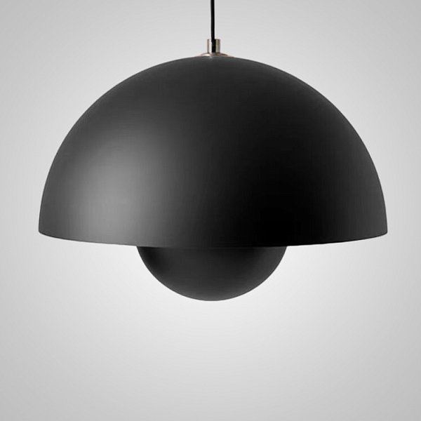 Подвесной светильник FLOWERPOT D40 Black by ImperiumLoft