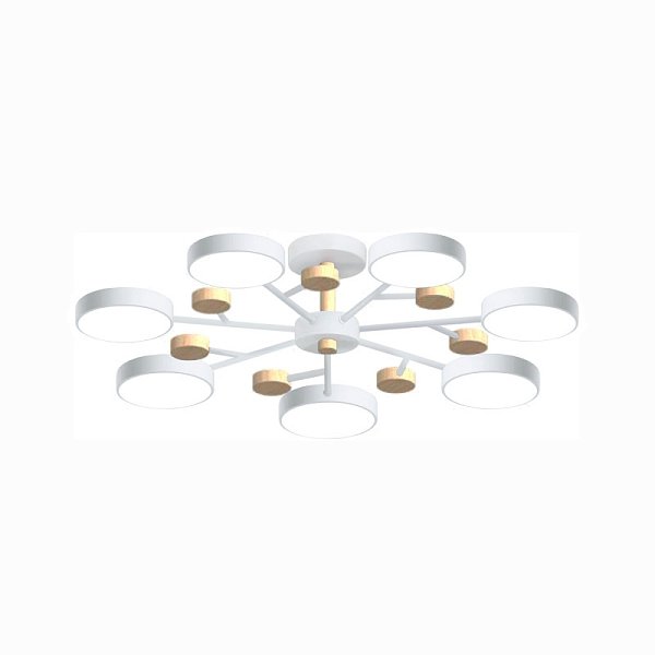Люстра на штанге LED4U L3205-800 WH