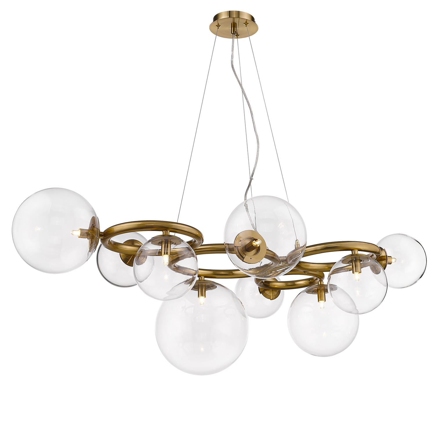 Люстра Delight Collection P68092-9 brass