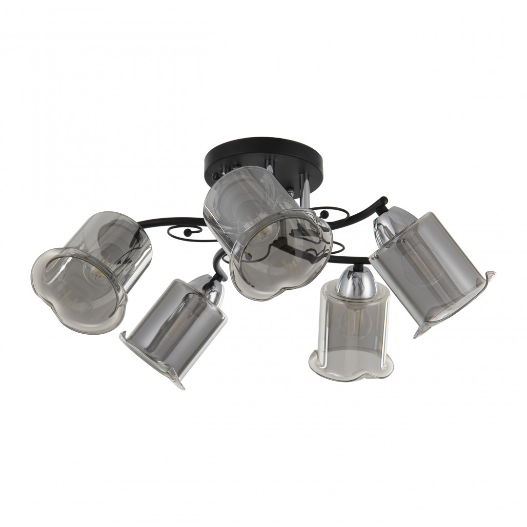 Люстра с плафонами 323219/5 CR+BK Arte Milano