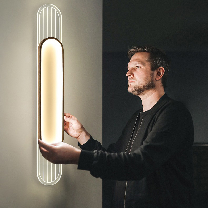 Настенный светильник CORD H80 Light brown by ImperiumLoft