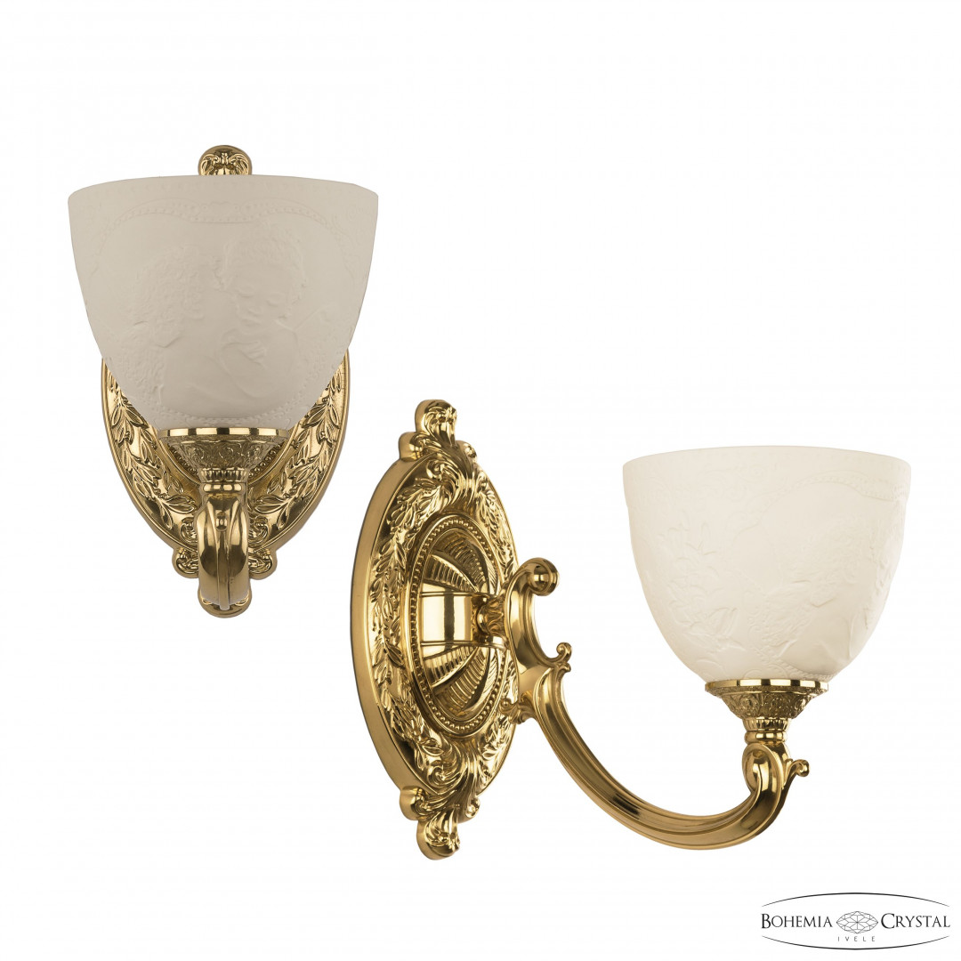 Бра бронзовые с хрусталём 7209B10/1/175 G P1 U Angel