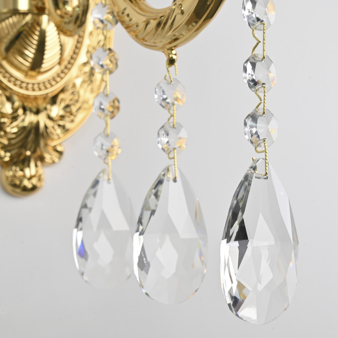 Бра с хрустальными подвесками AL7901B10/1/175 A G Bohemia Ivele Crystal