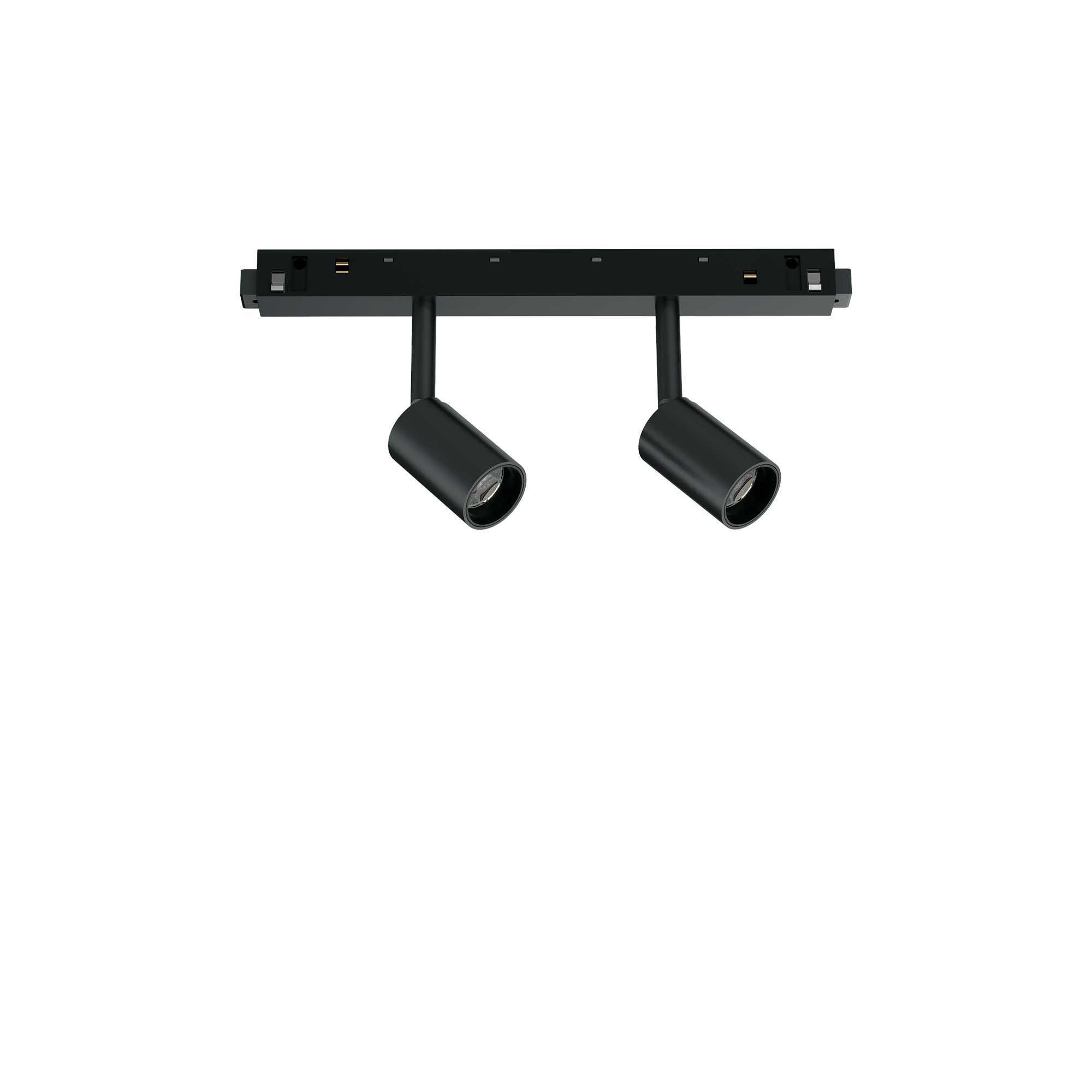 Потолочный трековый светильник Ideal Lux EGO TRACK DOUBLE 05W 3000K ON-OFF BK 257624