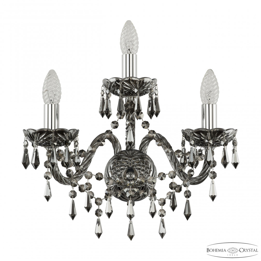 Бра хрустальные 1403B/2+1/160 Ni M781