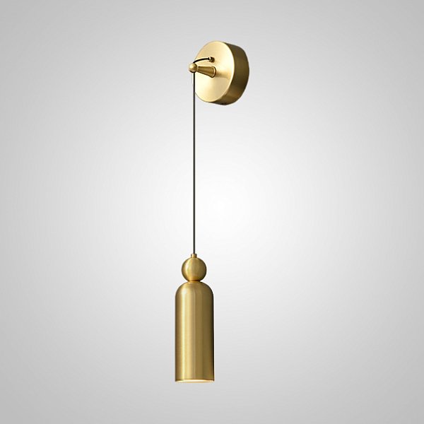 Настенный светильник LEFFE WALL Brass by ImperiumLoft