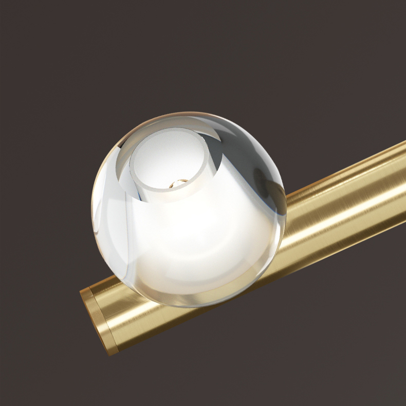 Подвесной светильник ILIANA LONG L102 Brass by ImperiumLoft