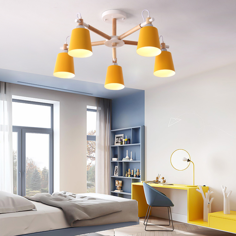 Люстра на штанге VARDA 8 lamps Green by ImperiumLoft