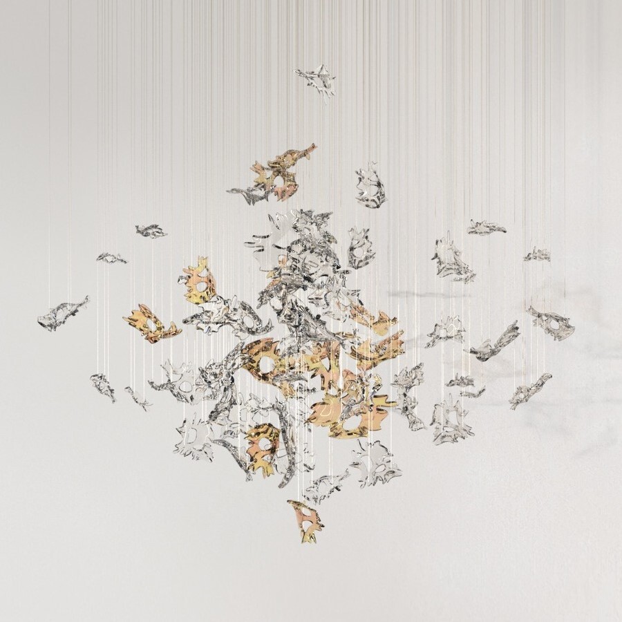 Подвесной светильник LASVIT Dancing Leaves