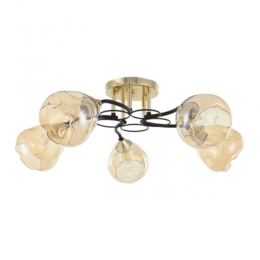 Люстра с плафонами 324106/5 FG+BK Arte Milano