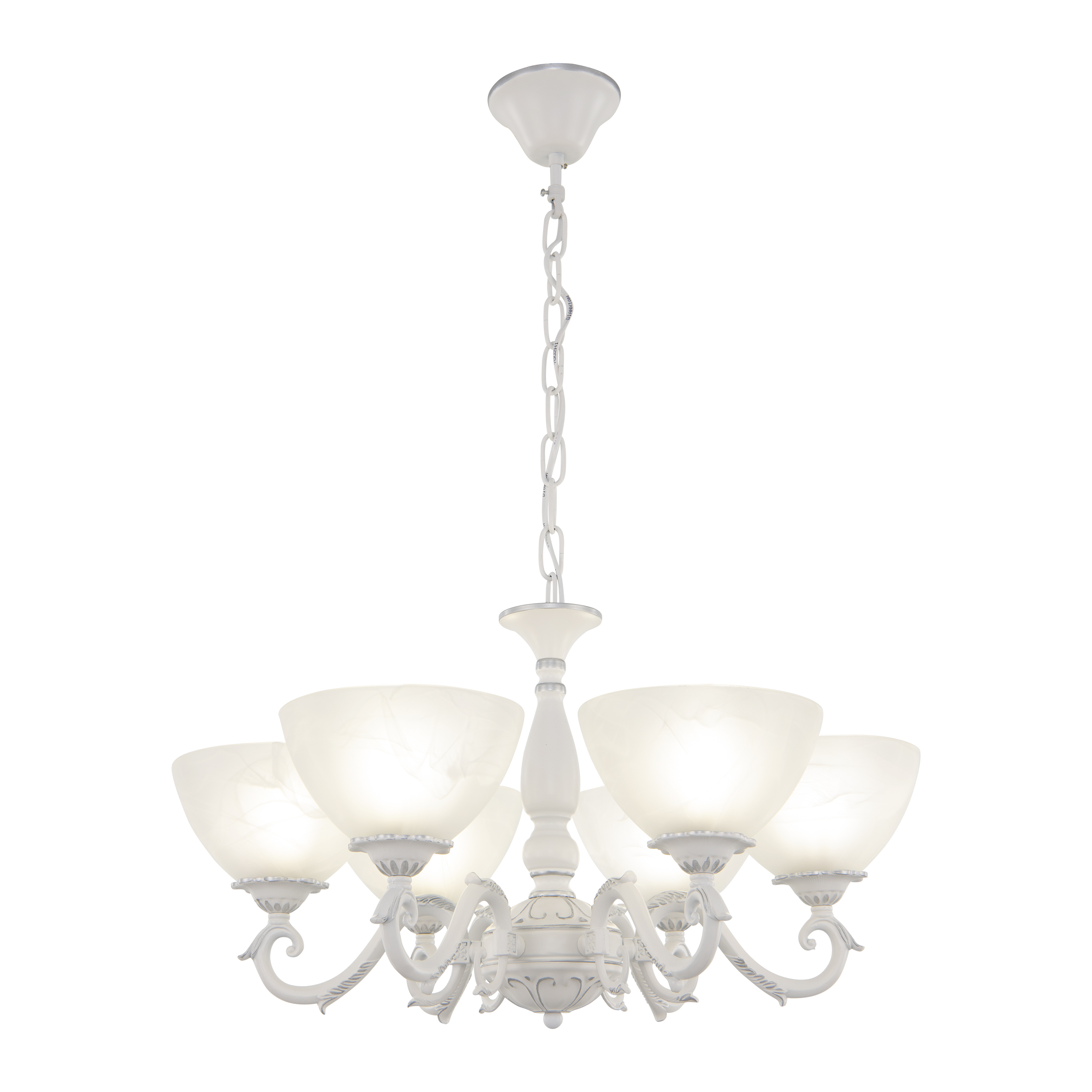 Люстра с плафонами 340518/6 WT+SL Arte Milano