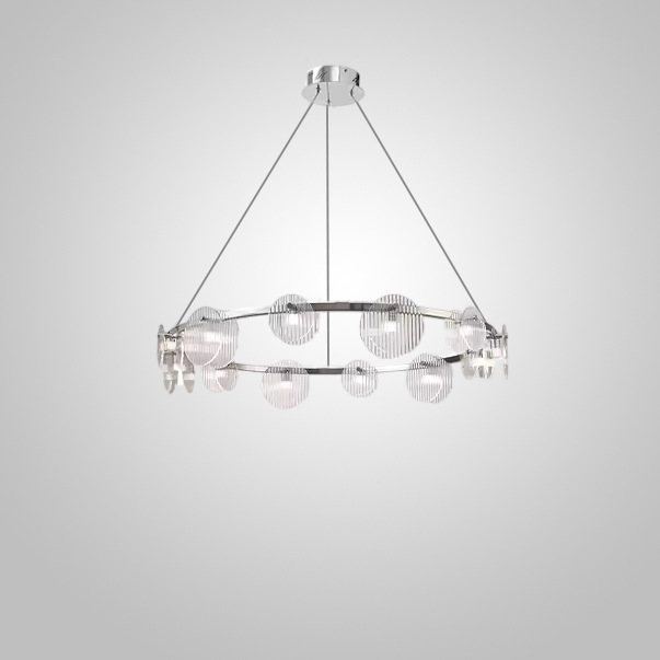 Подвесная люстра RUTGER R D100 Chrome by ImperiumLoft