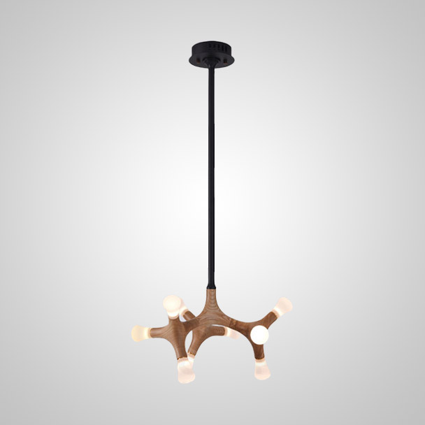 Потолочный светильник SANTANA L9 Light brown by ImperiumLoft