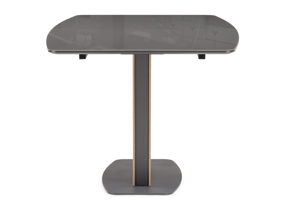 Стол Woodville Теон 160(200)х90х76 графит / дуб галифакс 532378