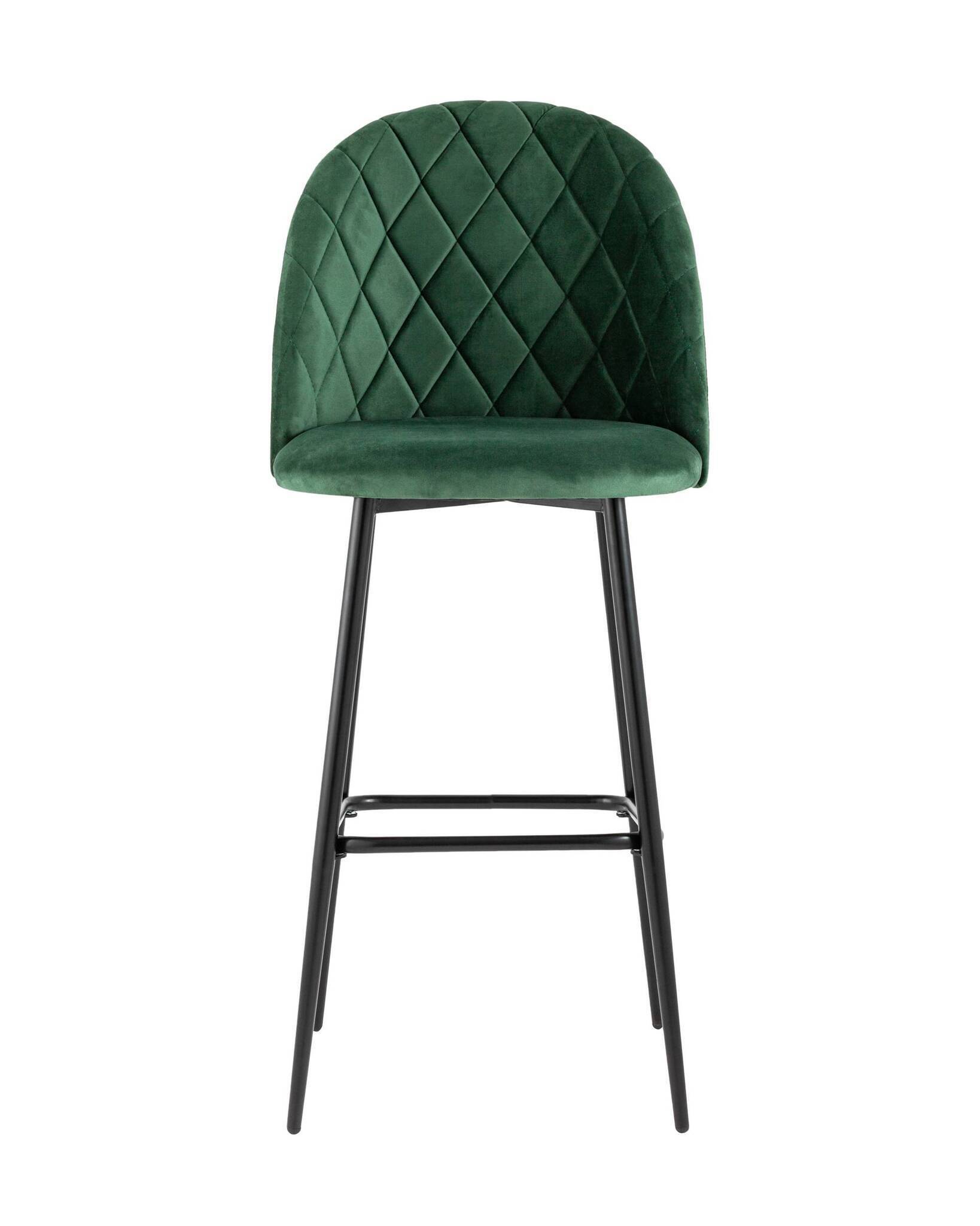 Стул барный Марсель велюр зеленый Stool Group