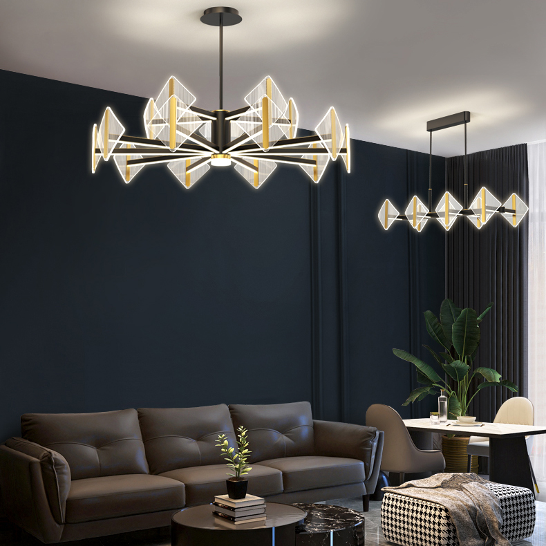 Потолочный светильник KEEN LONG L100 Brass by ImperiumLoft