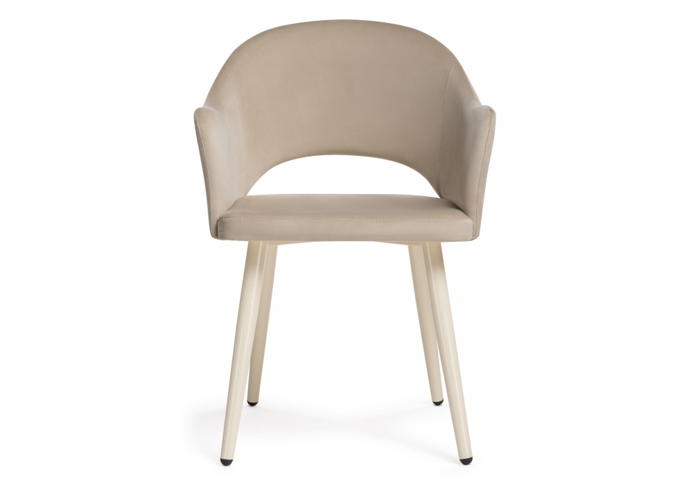 Стул Woodville Апри микровелюр 05 / бежевый глянец 464180