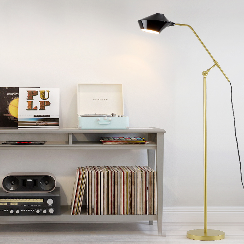 Торшер LANT FL Gold Black by ImperiumLoft