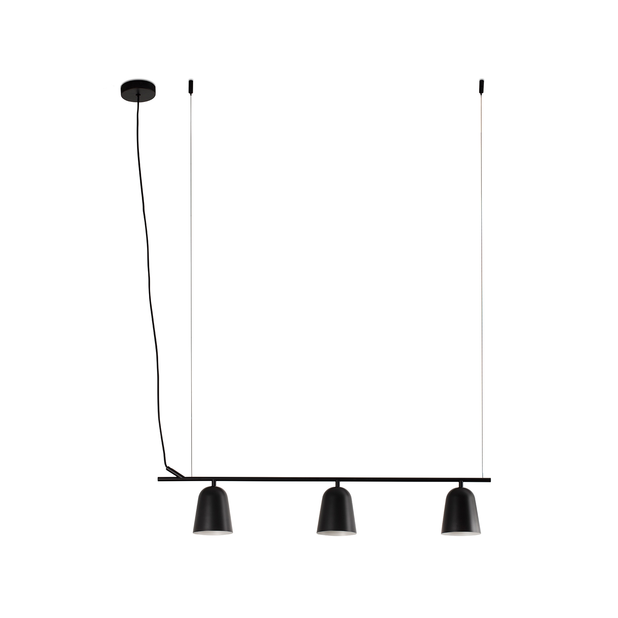 Линейный подвес STUDIO S черный 3xE14 Faro